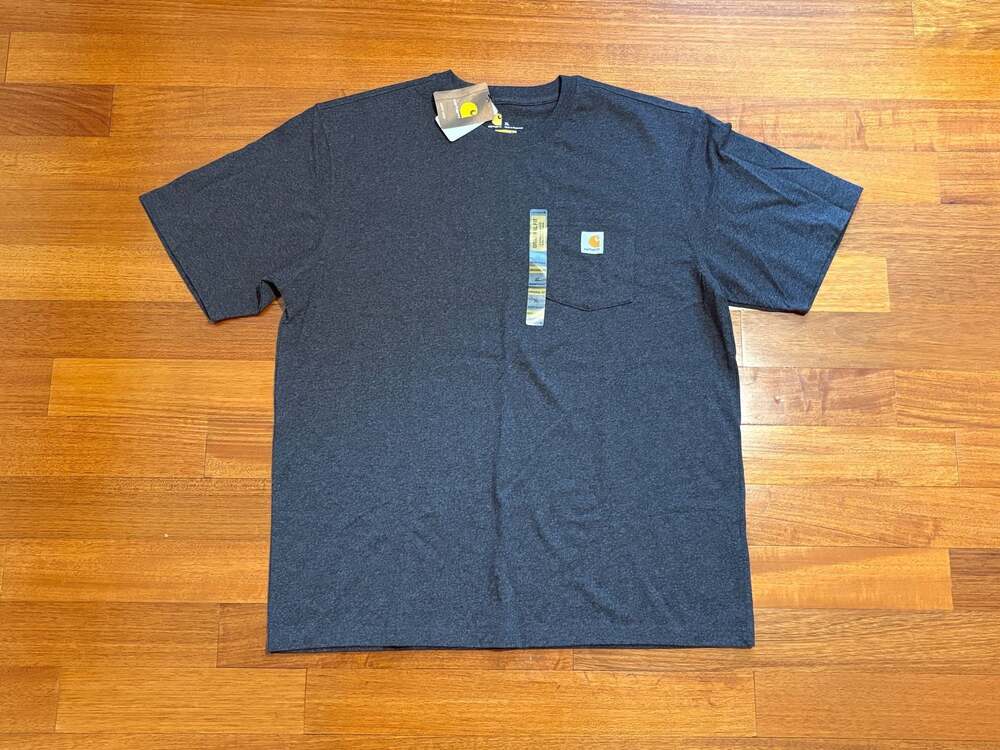 Carhartt K87 Workwear Pocket T-Shirt Original Fit XL Carbon Heather